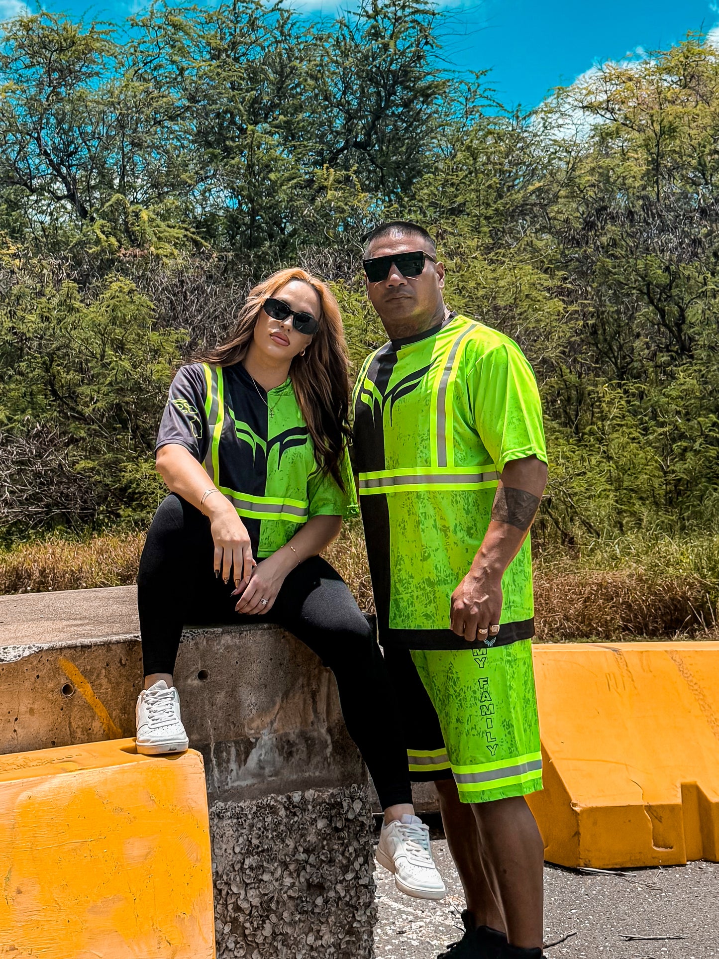 Adult- "The MONSTAH" Short Sleeve Hi Vis