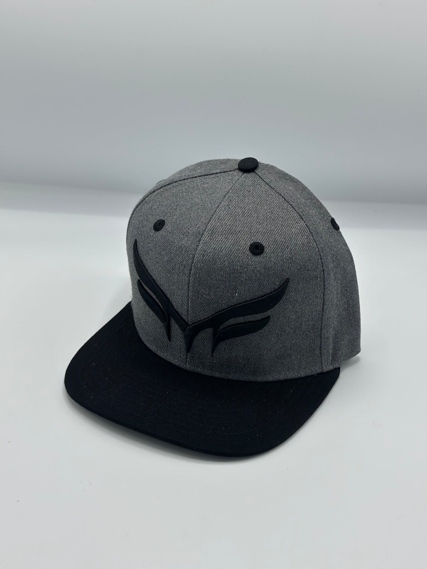 FMF GREY & BLACK W/BLACK LOGO