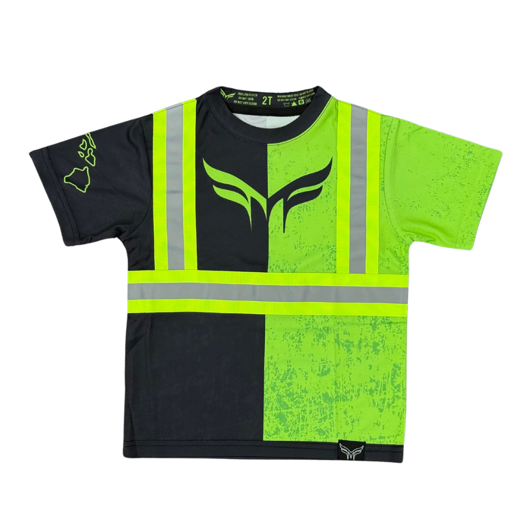 *Kids* "The MONSTAH" Short Sleeve Hi Vis