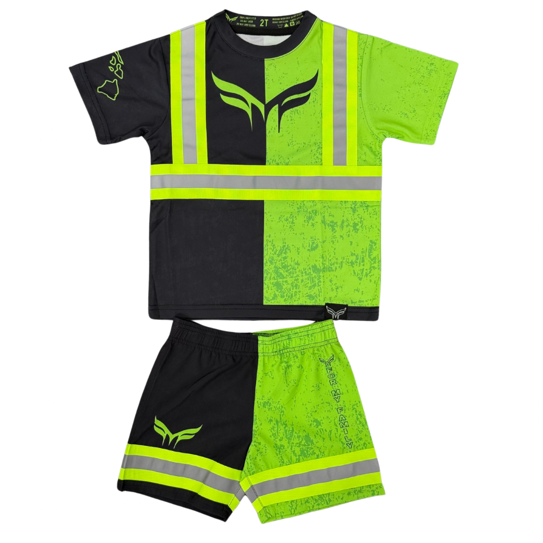 *Kids* "The MONSTAH" Short Sleeve Hi Vis