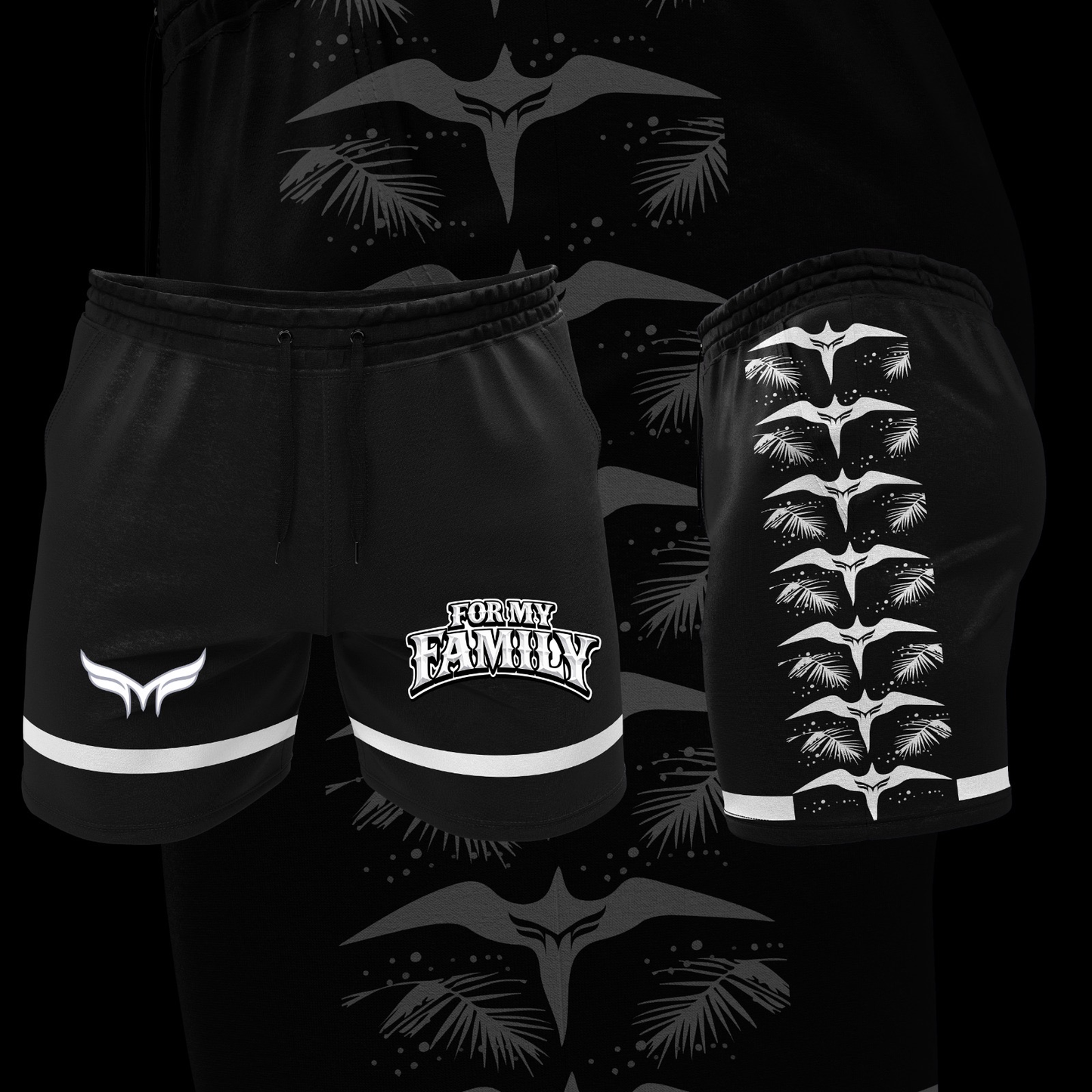 *Kids* B&W Iwa shorts