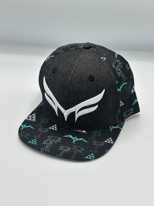 FMF HAWAIIAN IWA BLACK W/WHITE LOGO