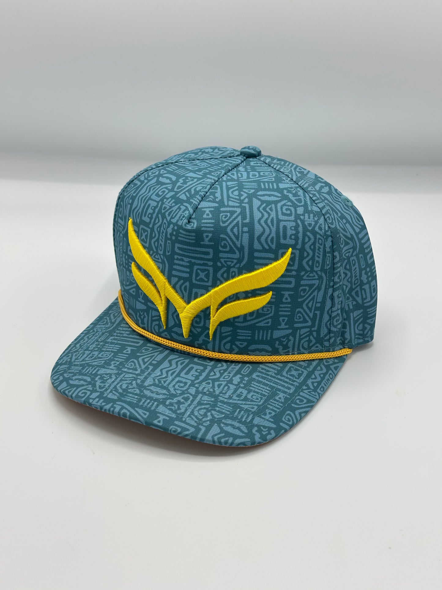 FMF BLUE HAWAII TRIBAL W/GOLD LOGO