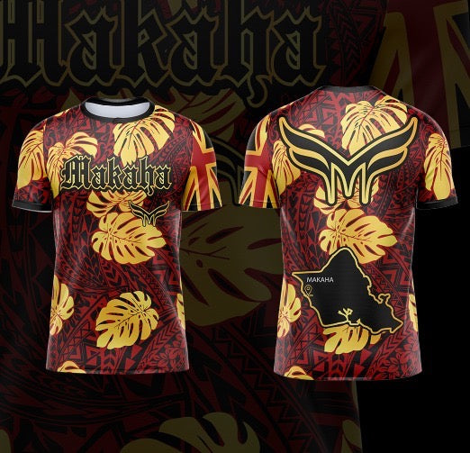 ADULT- MAKAHA DRI FIT SHORT SLEEVE