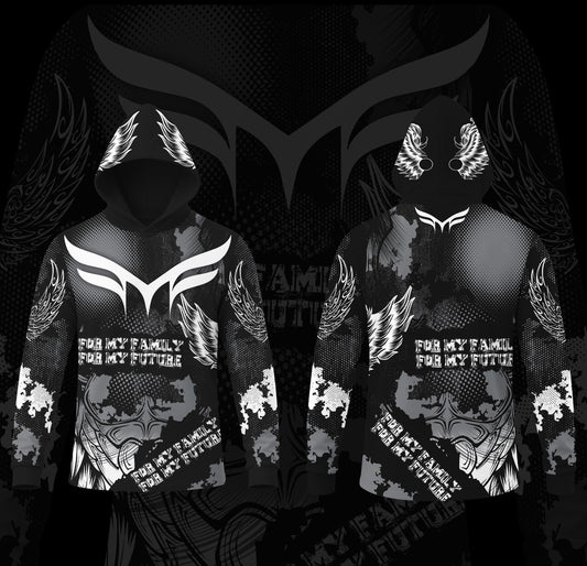Adult- New “WINGS” LONG SLEEVE HOODIE DRI-FiT