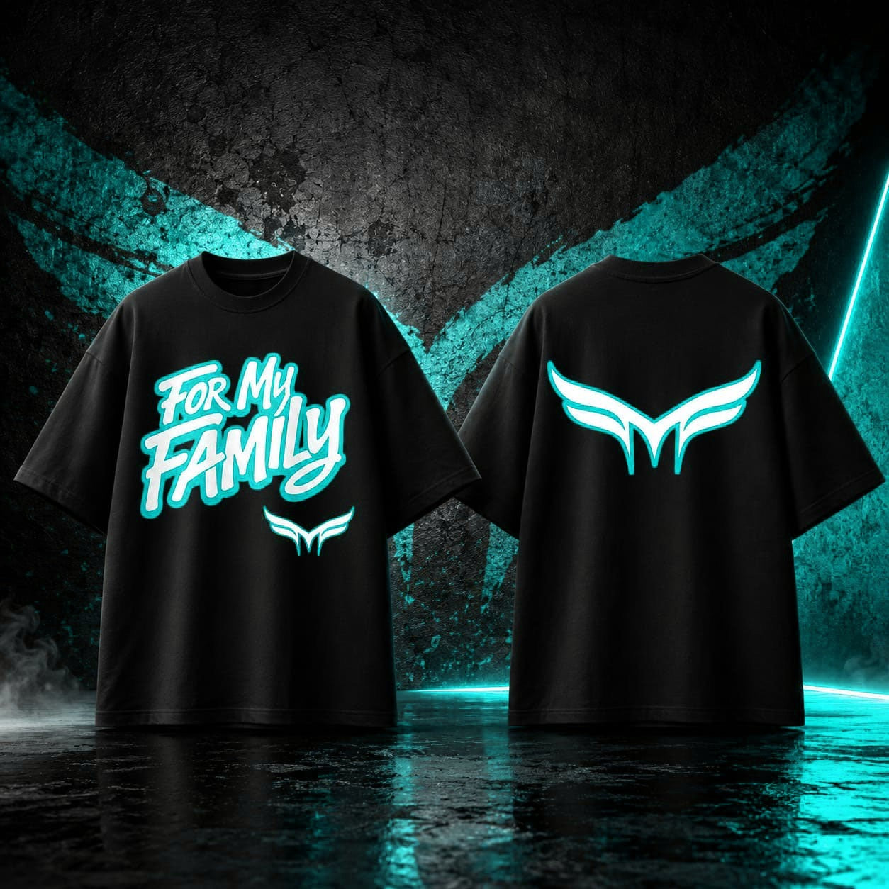 Kids- Blue For my family tee