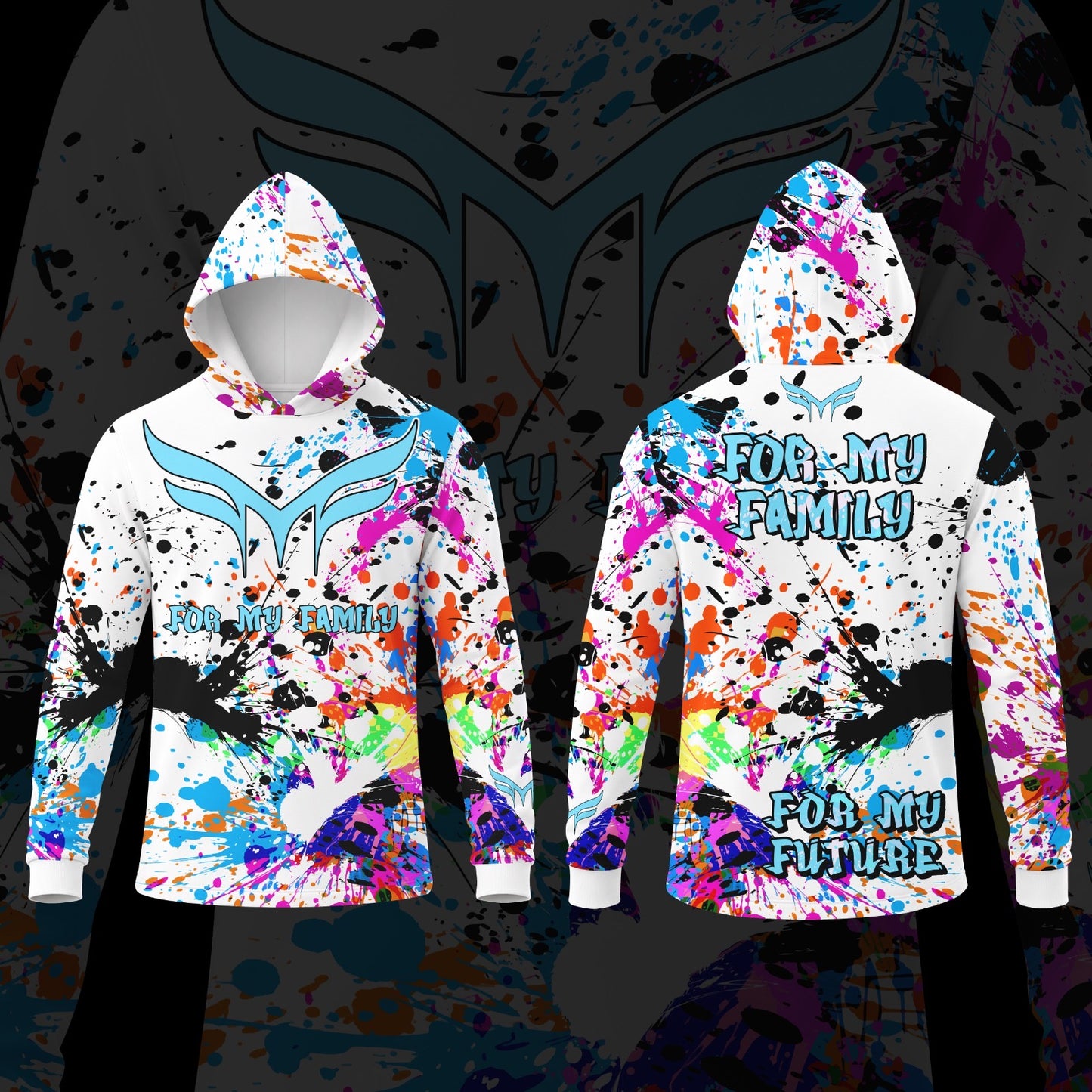 Kids- New COLORS LONG SLEEVE HOODIE DRI-FIT