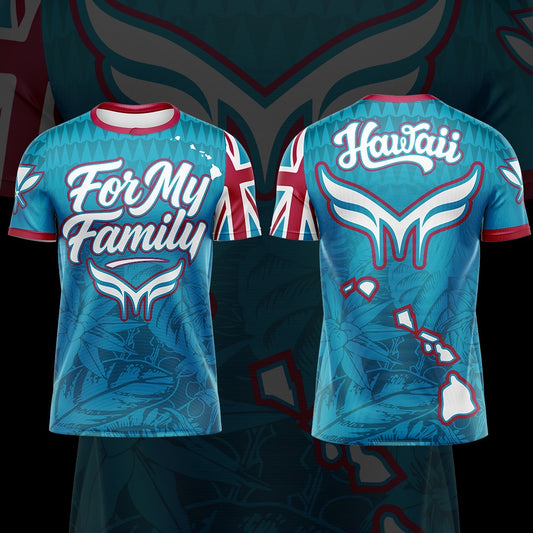 New- HAWAII ROOTS COLLECTION- TEAL BLUE
