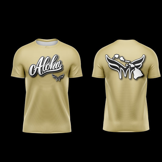 *Adult*  Aloha tee (Tan)