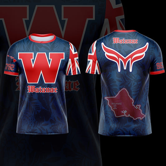 *PRE ORDER* ADULT- WAIANAE DRI FIT SHORT SLEEVE (LIMITED DROP)