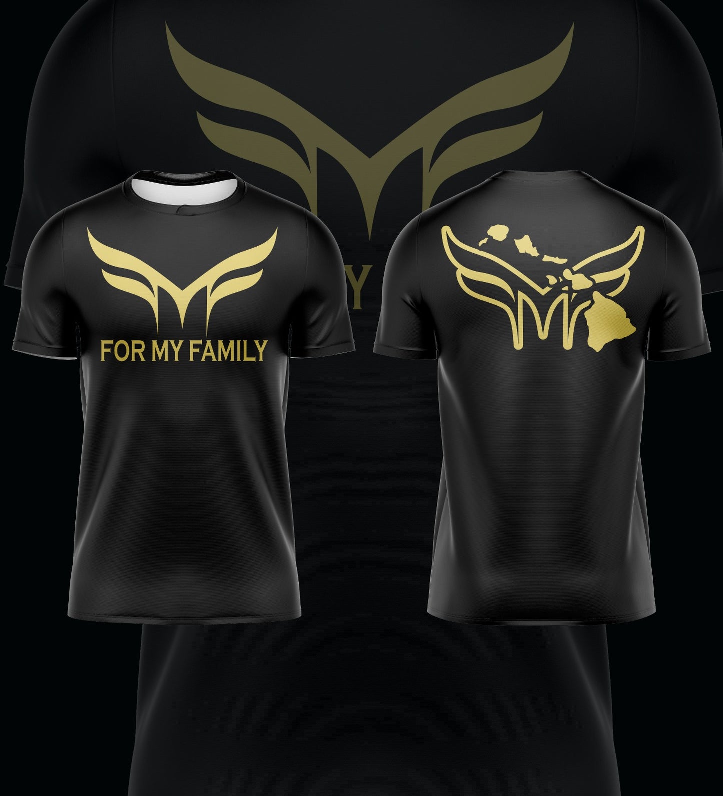 ORIGINAL FMF BLACK & GOLD TEE
