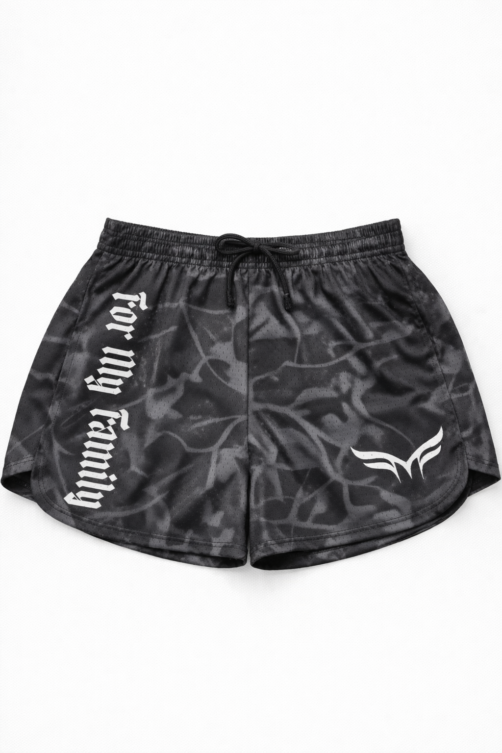 WOMENS- "NIGHT SHIFT" CAMO Basketball Shorts